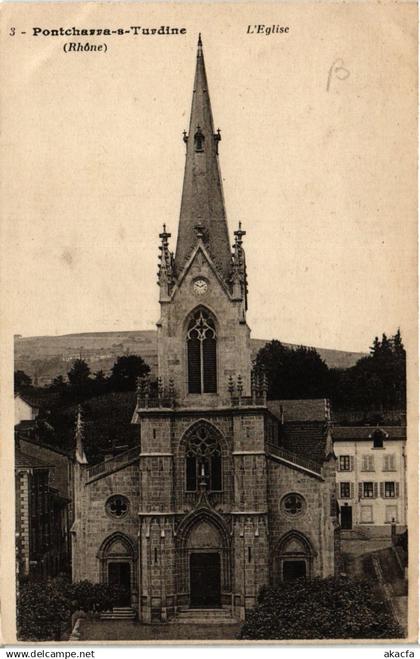 CPA PONTCHARRA-sur-TURDINE - Église (639758)