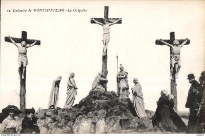CPA Calvaire de Pontchateau Le Golgotha