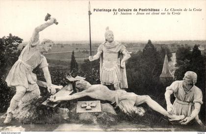 CPA Peterinage du Calvaire de Pontchateau Le Chemin de La Croix
