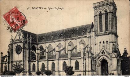 CPA Pontivy Eglise St Joseph