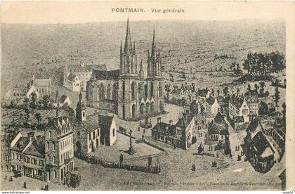 CPA Pontmain Vue generale
