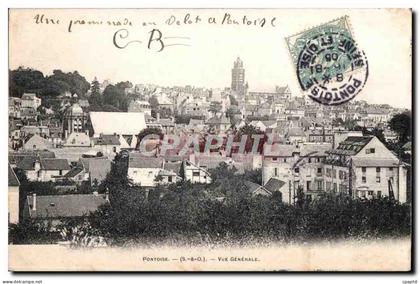CPA Pontoise Vue Generale