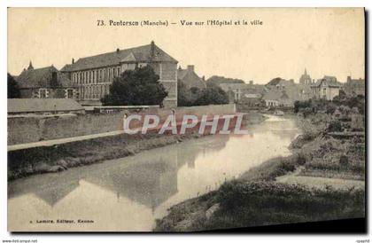 CPA Pontorson Vue Sur L Hopital et la Ville