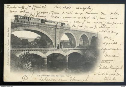 cpa du   22  Pontrieux  -- Pont et viaduc du Trieux  FEV26-06