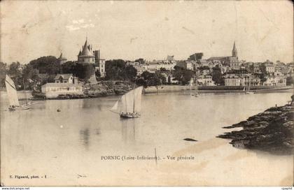 Pornic CPA Vue generale