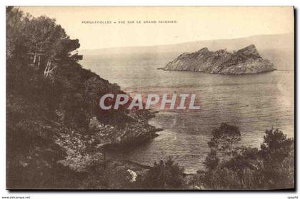 CPA Ile Porquerolles Vue sur Le Grand Reignier