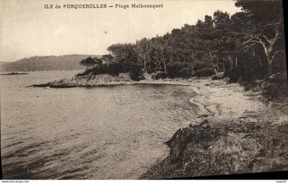 CPA Porquerolles Plage Malbousquet