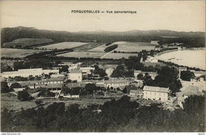 CPA PORQUEROLLES Vue Panoramique (1111618)