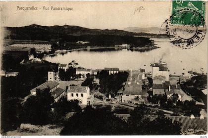 CPA PORQUEROLLES Vue Panoramique (411076)