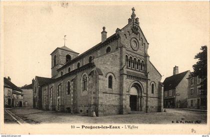 CPA POUGUES-les-EAUX - L'Église (456823)