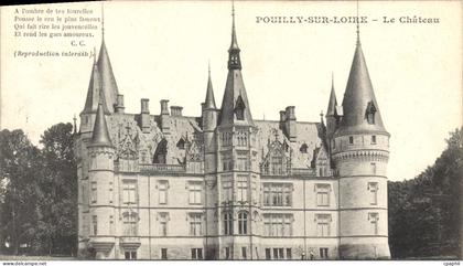 CPA Pouilly sur Loire Le Chateau