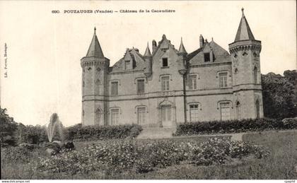 CPA Pouzauges Chateau De La Cacaudiere