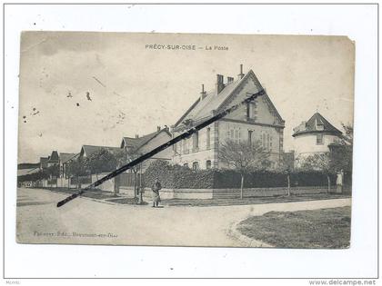 CPA -  Précy sur oise - La Poste