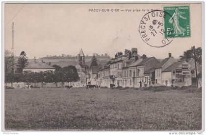 oise :  Précy  sur  Oise :  vue