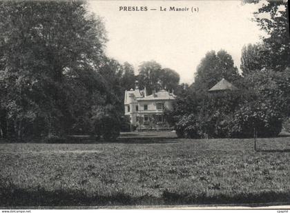 CPA Presles Le Manoir
