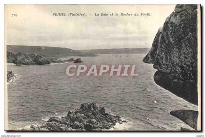 CPA Primel Finistere la Baie et le Rocher du Profil
