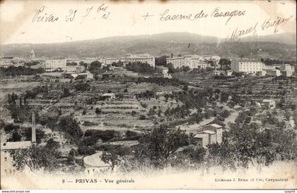 Privas - Vue Generale - CPA