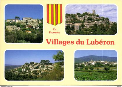 CPM Grands Sites de Provence Les villages du Luberon Ansous Saignon Lourmarin Bonnieux