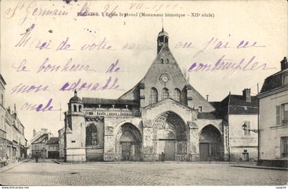 CPA Provins Eglise St Avoul