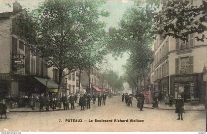 CPA Puteaux Le Boulevard Richard Walllace