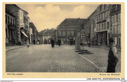 CAR-AGWP21-1060-57 - PUTTELANGE - Place du marché