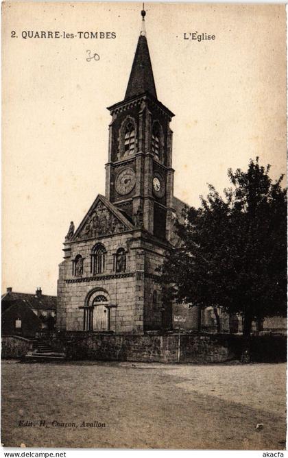 CPA Quarre-les-Tombes L'Eglise FRANCE (1451974)