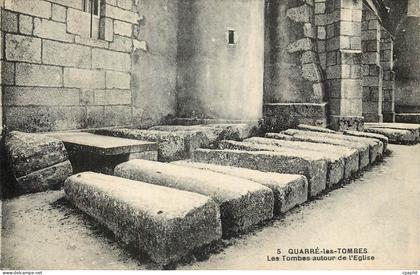 CPA Quarre les Tombes Les Tombes Autour de l'Eglise