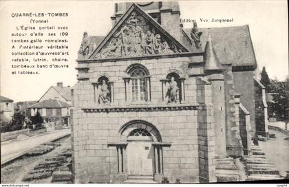 CPA Quarre les Tombes Yonne