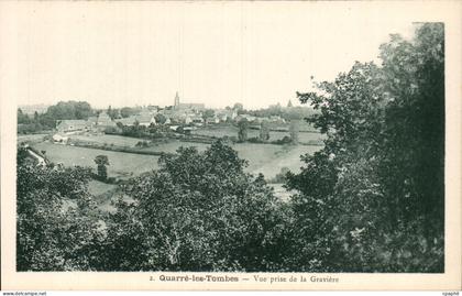 Quarre les Tombes - Vue prise de la Graviere - CPA