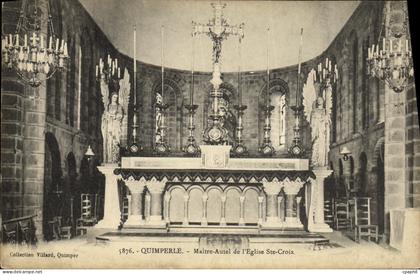 CPA Quimperle Maitre Autel de L Eglise Ste Croix