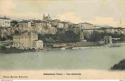 Carte Postale Ancienne - 81 - Rabastens - Vue Générale - Colorisée - CPA - Voir Scans Recto-Verso - Poscard - Carta Post