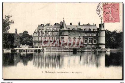 CPA Chateau de Rambouillet Vue des iles