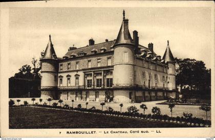 CPA Rambouillet Le chateau Cote Sux