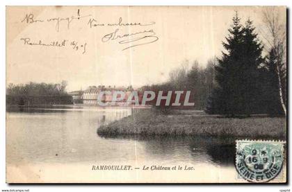 CPA Rambouillet Le Chateau et le Lac