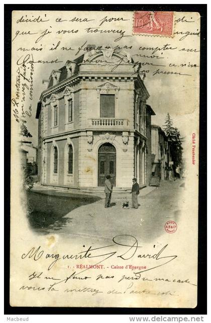 81 - REALMONT - Caisse d'Épargne