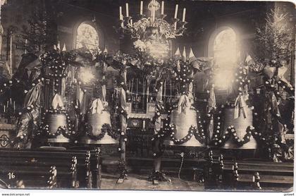 36062# CARTE PHOTO BAPTEME DES CLOCHES RECHICOURT LE CHÂTEAU MOSELLE KNECHT RIEGER SARREBOURG