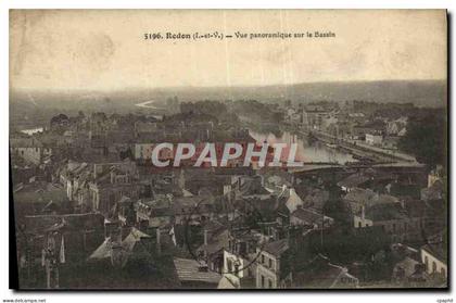 CPA Redon Vue Panoramique sur le Bassin