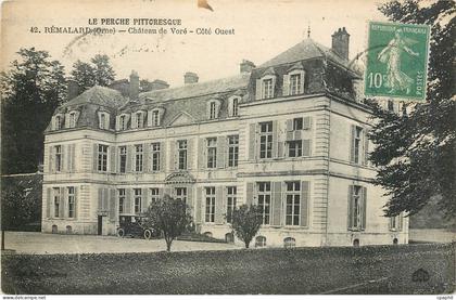 CPA Remalard Orne Chateau de Vore Cote Ouest