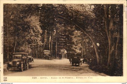 CPA Revel Bassin de St Ferreol Entree du parc