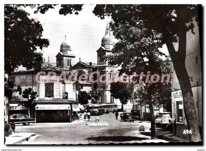 CPSM Revel Rond Point Et I'Eglise Notre Dame