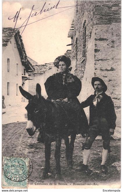 CPA-Carte Postale France Savoie Costumes de Savoie Bonneval sur Arc  1907 VM56028ok