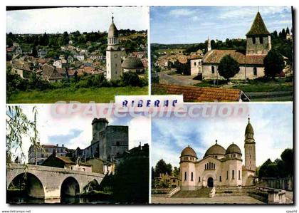 CPSM RIBERAC chapelle église château de Bourdeilles