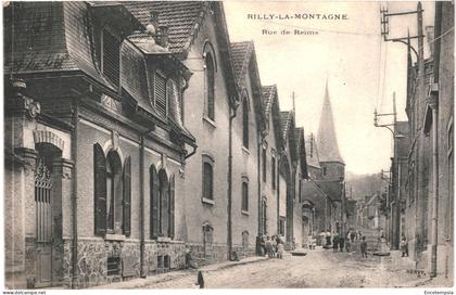 CPA Carte postale  France Rilly-la-Montagne Rue de Reims 1915 VM67742