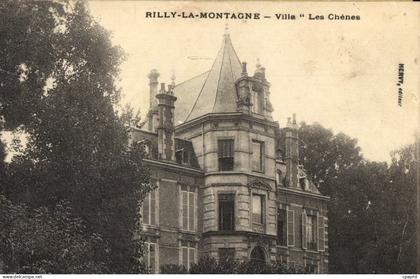 CPA Rilly la Montagne Villa Les Chenes