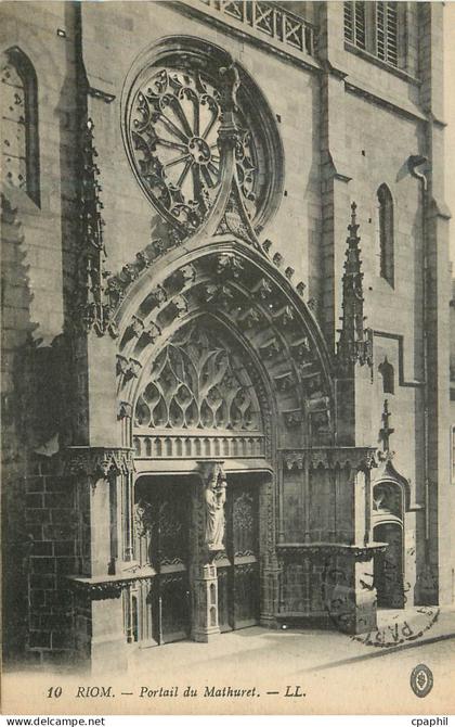 CPA Riom Portail du Mathuret