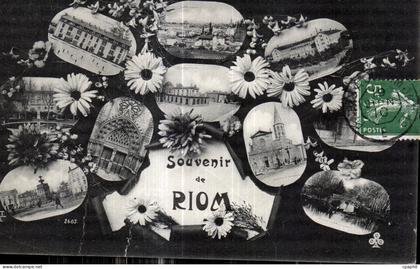 CPA Souvenir Riom