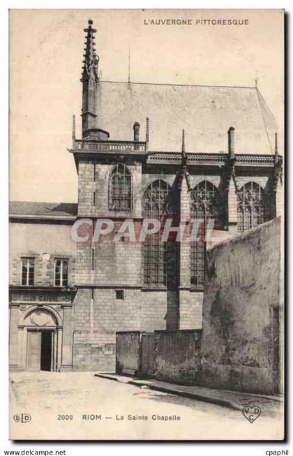 Riom CPA La grande chapelle