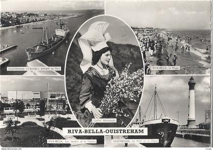 CPSM Riva-Bella Ouistreham vues multiples