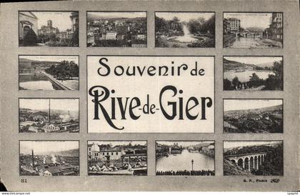 CPA Souvenir de Rive de Gier