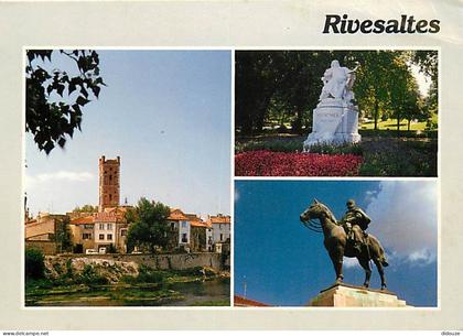 Carte Postale - 66 - Rivesaltes - Multivues - Statue équestre du Maréctial Joffre - Cheval - CPM - Voir Scans Recto-Vers
